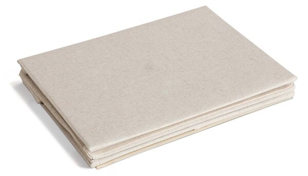 Scatola con coperchio beige in tessuto 27x36x19 cm Soft Storage Small – Bigso