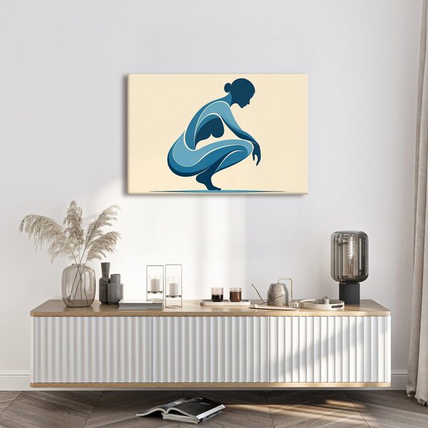 Quadro su tela – Eleganza in blu