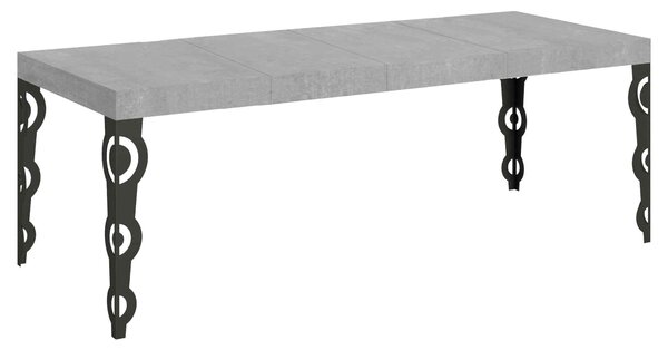 Tavolo Allungabile 160/264x90x77 cm Karamay Premium Cemento
