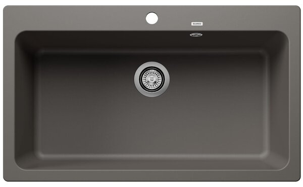 Lavello Blanco NAYA XL, dimensioni 860 x 510 mm, colore grigio vulcano, codice prodotto 527316