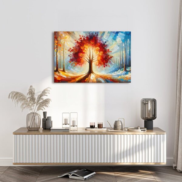 Quadro su tela – Albero della vita luminoso