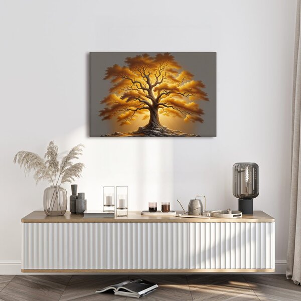 Quadro su tela – Albero della vita luminoso