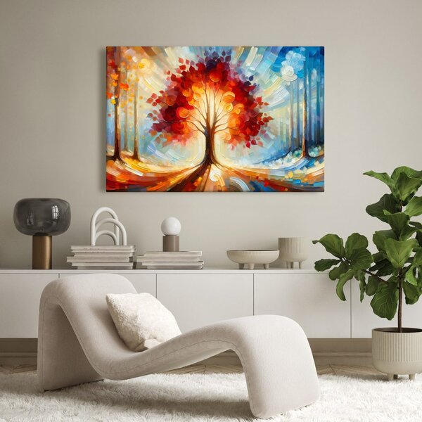 Quadro su tela – Albero della vita luminoso