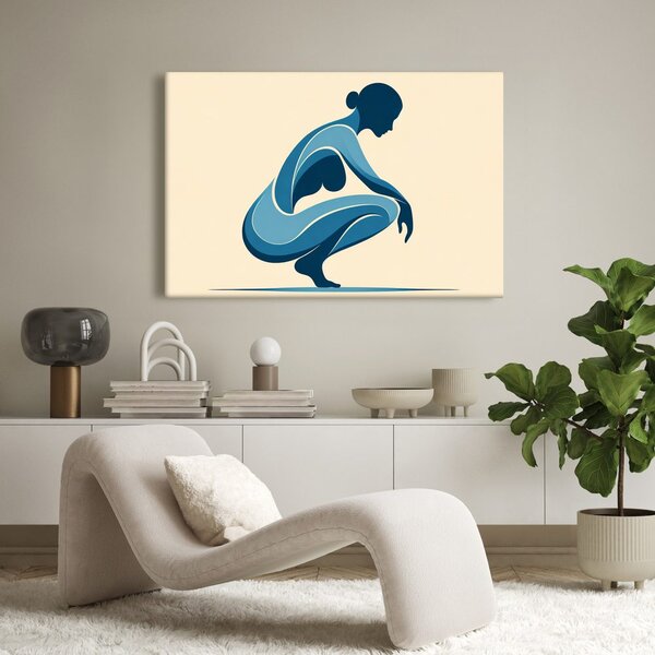 Quadro su tela – Eleganza in blu