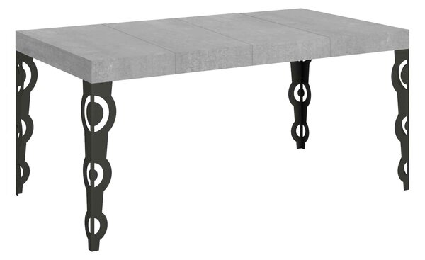 Tavolo Allungabile 120/224x90x77 cm Karamay Premium Cemento