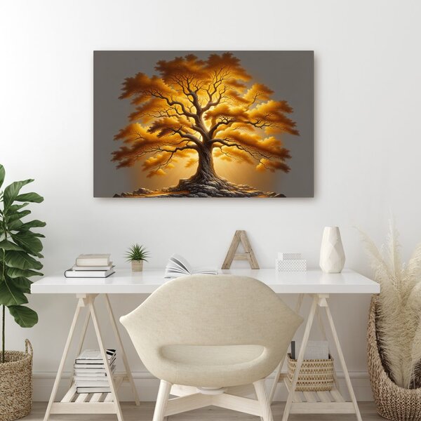 Quadro su tela – Albero della vita luminoso