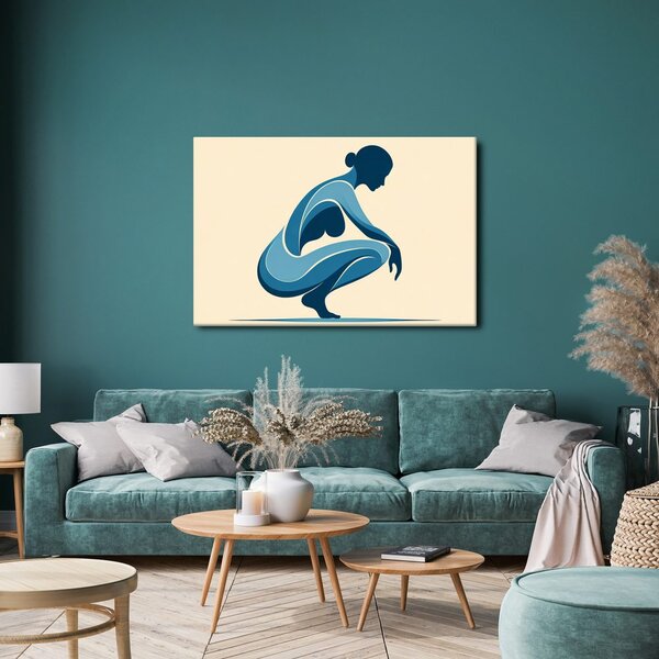 Quadro su tela – Eleganza in blu