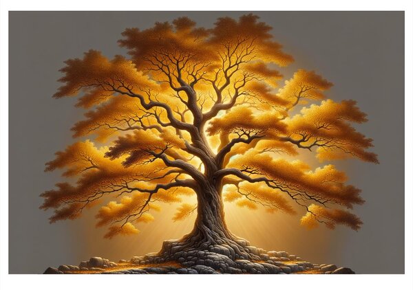 Quadro su tela – Albero della vita luminoso