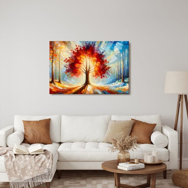 Quadro su tela – Albero della vita luminoso