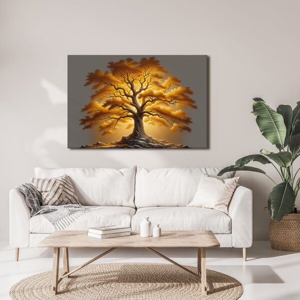 Quadro su tela – Albero della vita luminoso