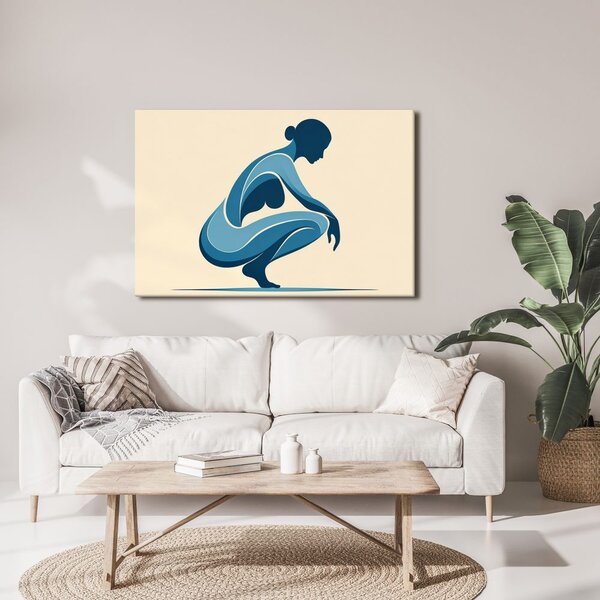 Quadro su tela – Eleganza in blu