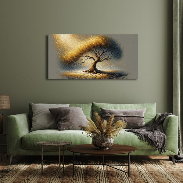 Quadro su tela – Maestoso albero della vita splendente