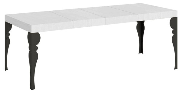 Tavolo Allungabile 160/264x90x77 cm Paxon Premium Bianco Frassino