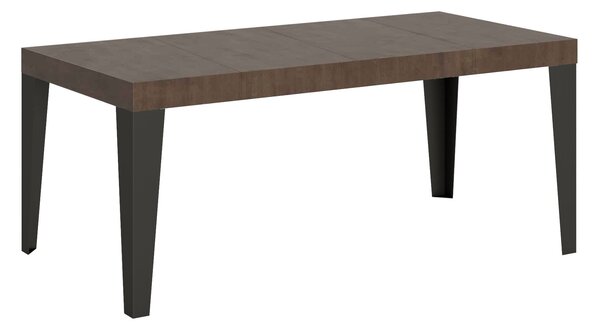 Tavolo Allungabile 90/246x90x77 cm Flame Premium Noce