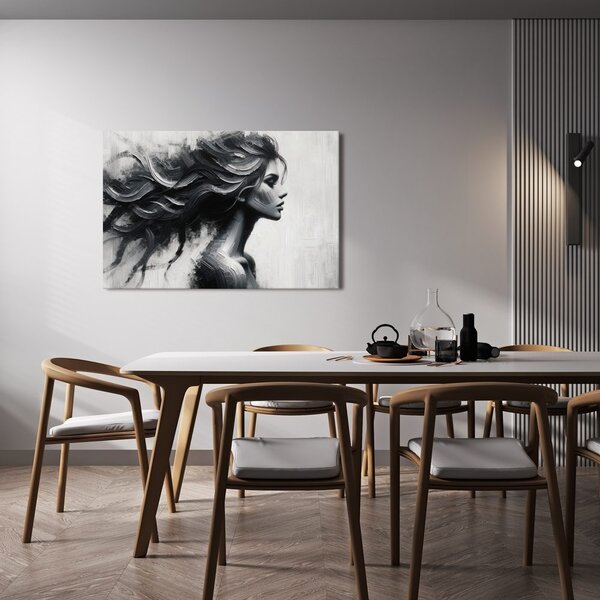 Quadro su tela – Sagoma femminile misteriosa