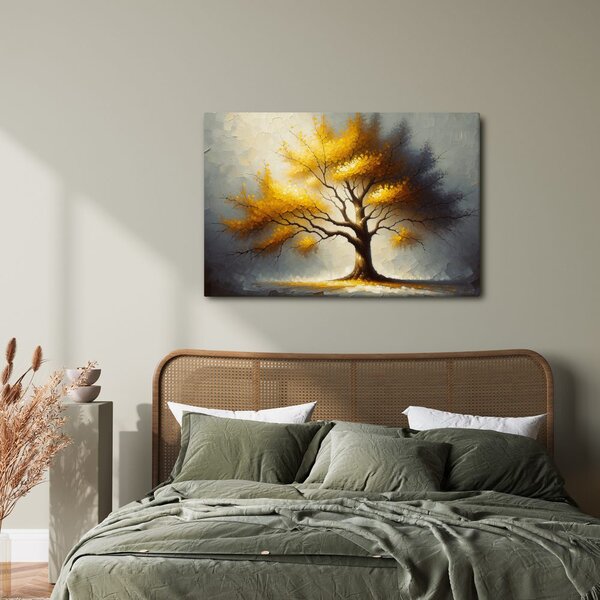 Quadro su tela – Albero della vita nei colori autunnali