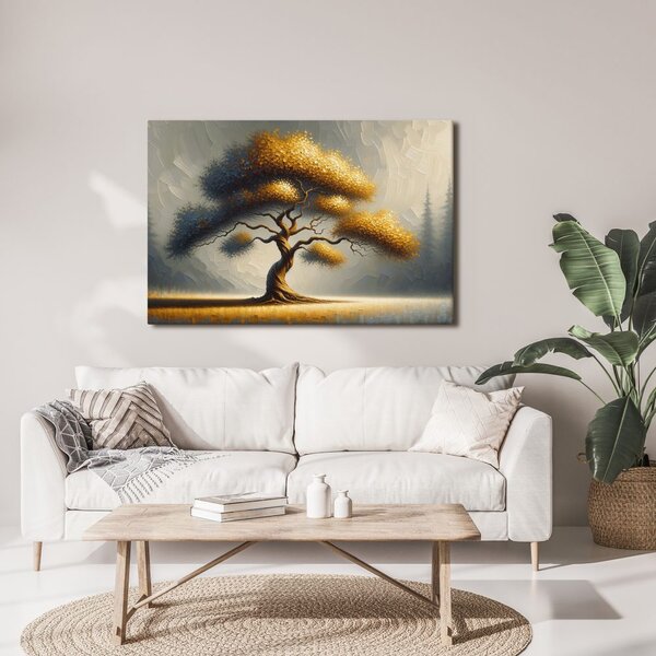 Quadro su tela – Albero della vita nella nebbia