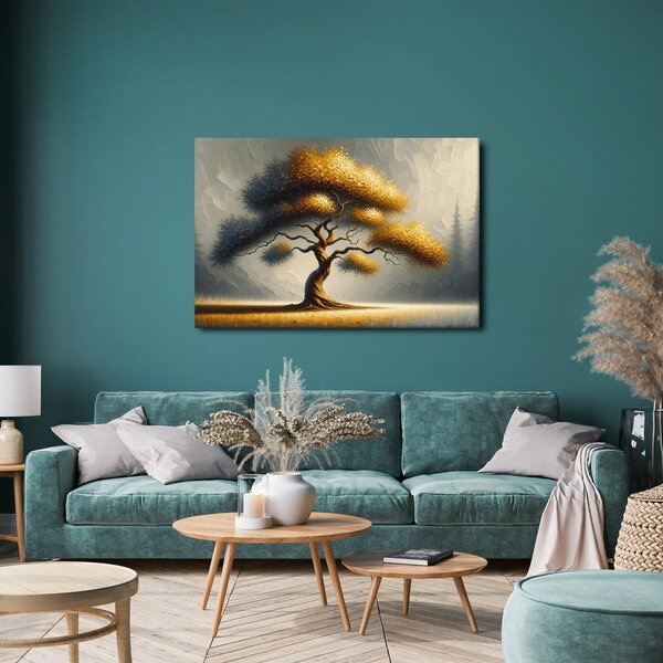Quadro su tela – Albero della vita nella nebbia