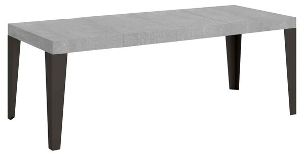 Tavolo Allungabile 160/264x90x77 cm Flame Premium Cemento