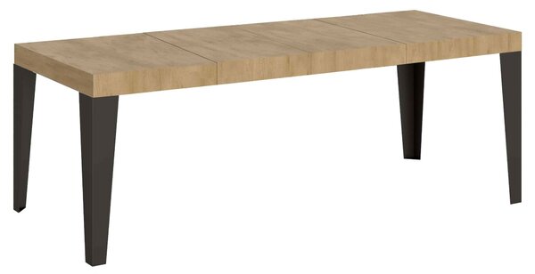 Tavolo Allungabile 160/264x90x77 cm Flame Premium Quercia Natura