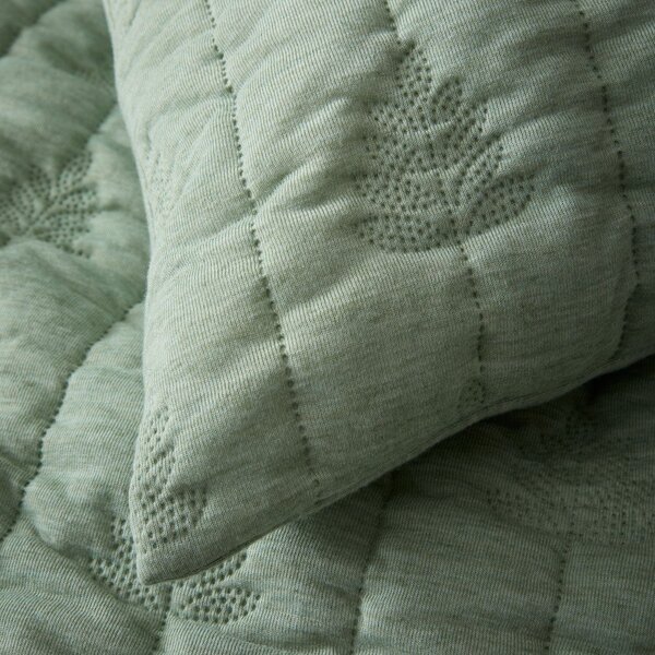 Set copripiumino e federa verde per letto singolo 135x200 cm Tamba Leaf – Pineapple Elephant