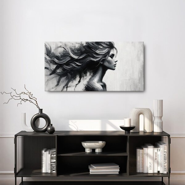 Quadro su tela – Capelli dinamici in movimento