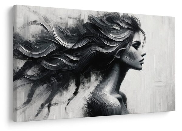 Quadro su tela – Sagoma femminile misteriosa