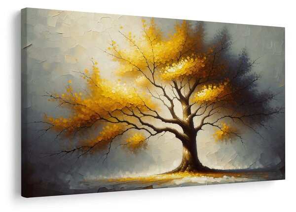 Quadro su tela – Albero della vita nei colori autunnali