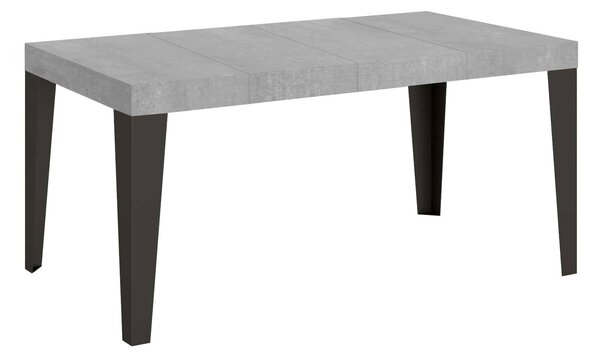Tavolo Allungabile 120/224x90x77 cm Flame Premium Cemento