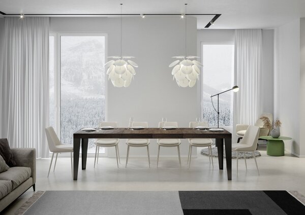 Tavolo Allungabile 180/284x90x77 cm Flame Premium Noce