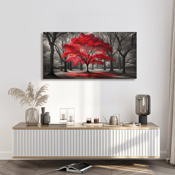 Quadro su tela – Albero della vita splendente nella natura