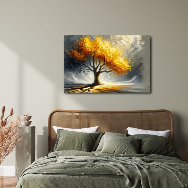 Quadro su tela – Albero della vita autunnale splendente
