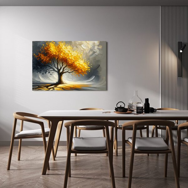 Quadro su tela – Albero della vita autunnale splendente
