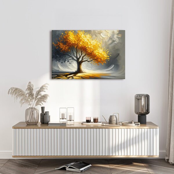 Quadro su tela – Albero della vita autunnale splendente