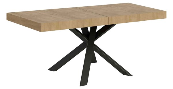 Tavolo Allungabile 90/194x90x77 cm Clerk Premium Quercia Natura