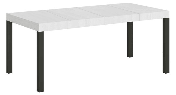 Tavolo Allungabile 160/264x90x77 cm Everyday Premium Bianco Frassino