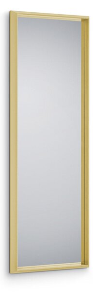 Specchio da Parete 50x150x6 cm in Legno Abbie Oro