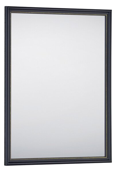 Specchio da Parete 34x45x1 cm in Plastica Elenor Nero oro