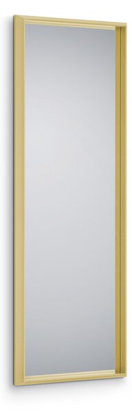 Specchio da Parete 50x150x6 cm in Legno Abbie Oro