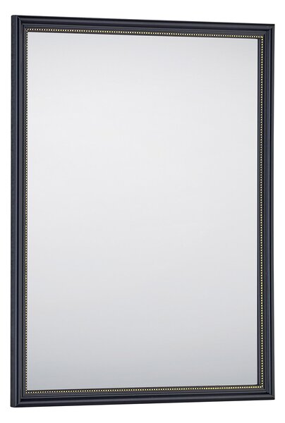Specchio da Parete 34x45x1 cm in Plastica Elenor Nero oro