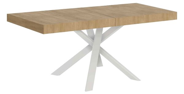 Tavolo Allungabile 90/194x90x77 cm Clerk Premium Quercia Natura