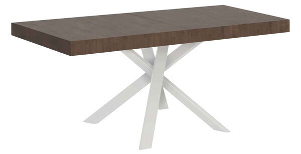 Tavolo Allungabile 90/194x90x77 cm Clerk Premium Noce
