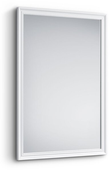Specchio da Parete 50x70x1,9 cm in Plastica Frieda Bianco