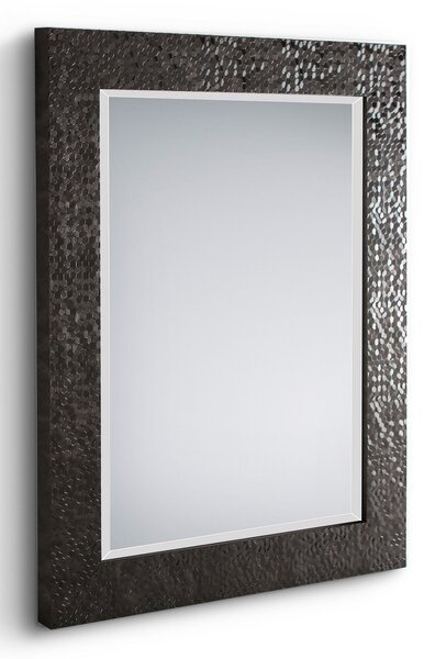 Specchio da Parete 55x70x2 cm in Plastica Alessia Nero