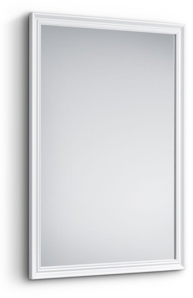 Specchio da Parete 50x70x1,9 cm in Plastica Frieda Bianco