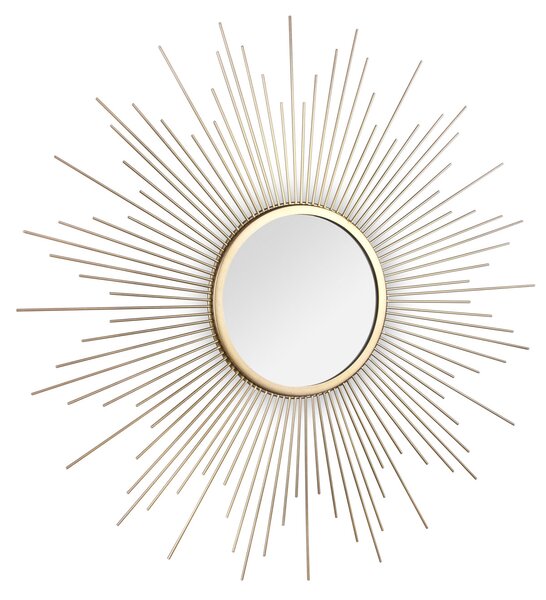 Specchio da Parete 60x60x3,5 cm in Metallo Susi Oro