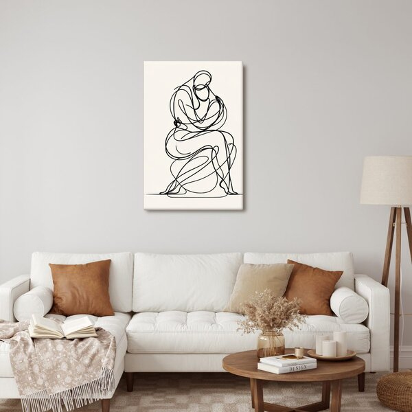 Quadro su tela – Linee astratte in quiete