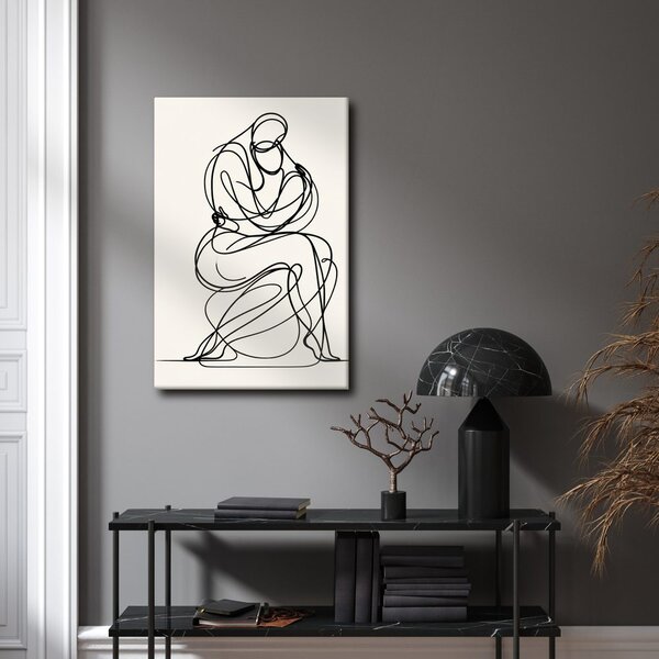 Quadro su tela – Linee astratte in quiete