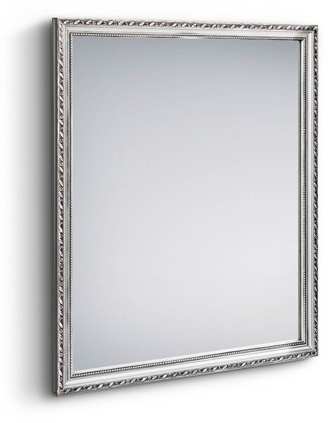 Specchio da Parete 34x45x2 cm in Legno Lola Argento