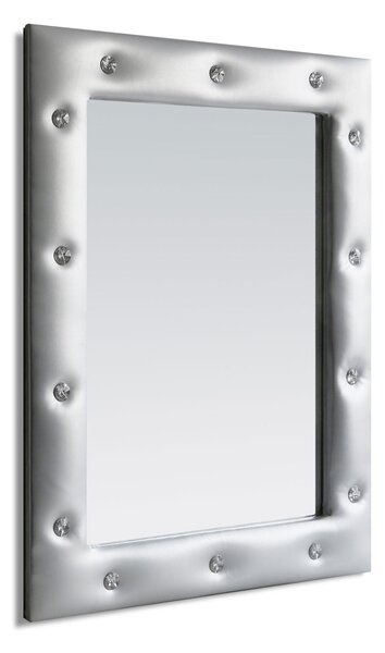 Specchio da Parete 50x70x2,5 cm in Plastica Naomi Argento